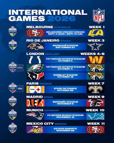 nfl schedule