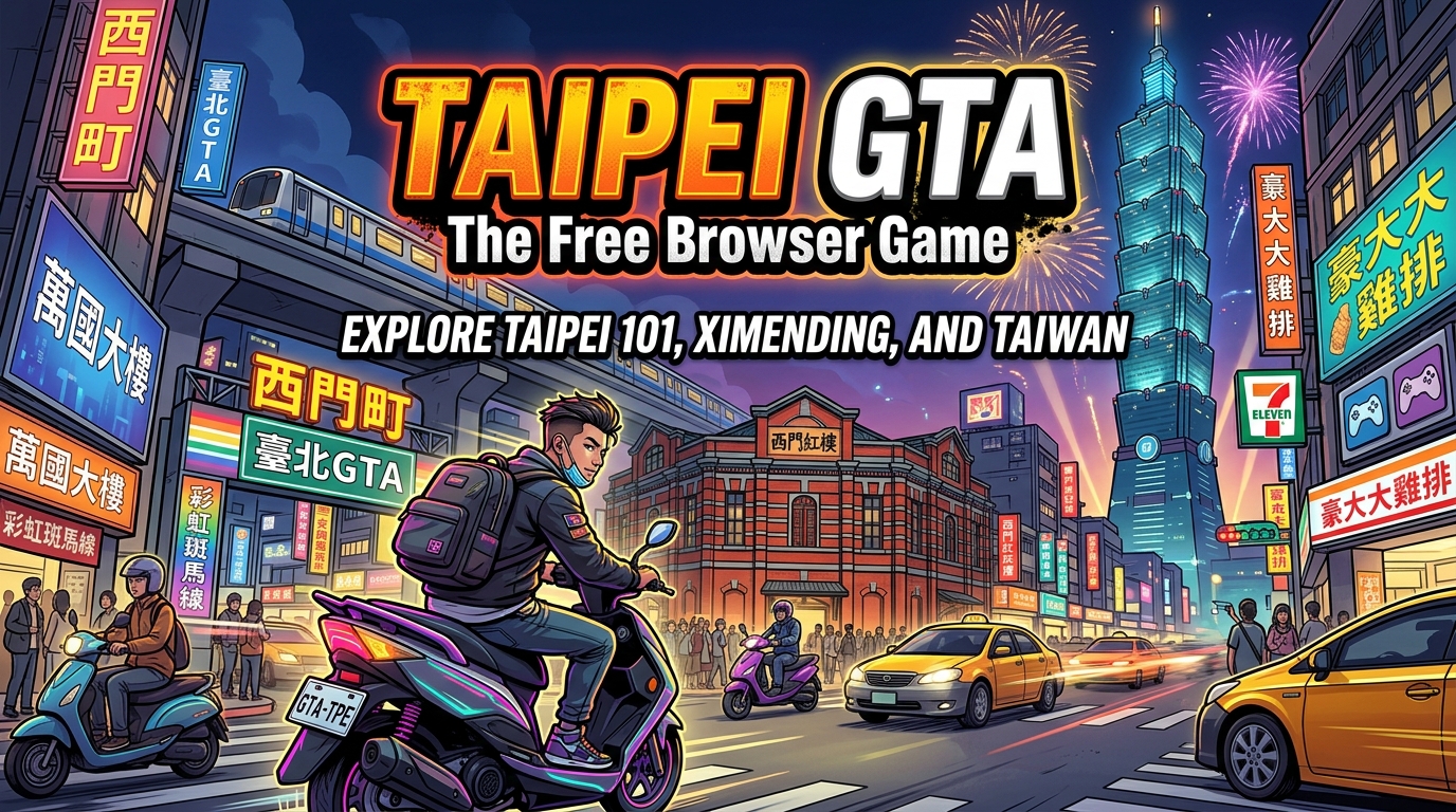 Taipei GTA: The Free Browser Game That Lets You Explore Taipei 101, Ximending and Taiwan