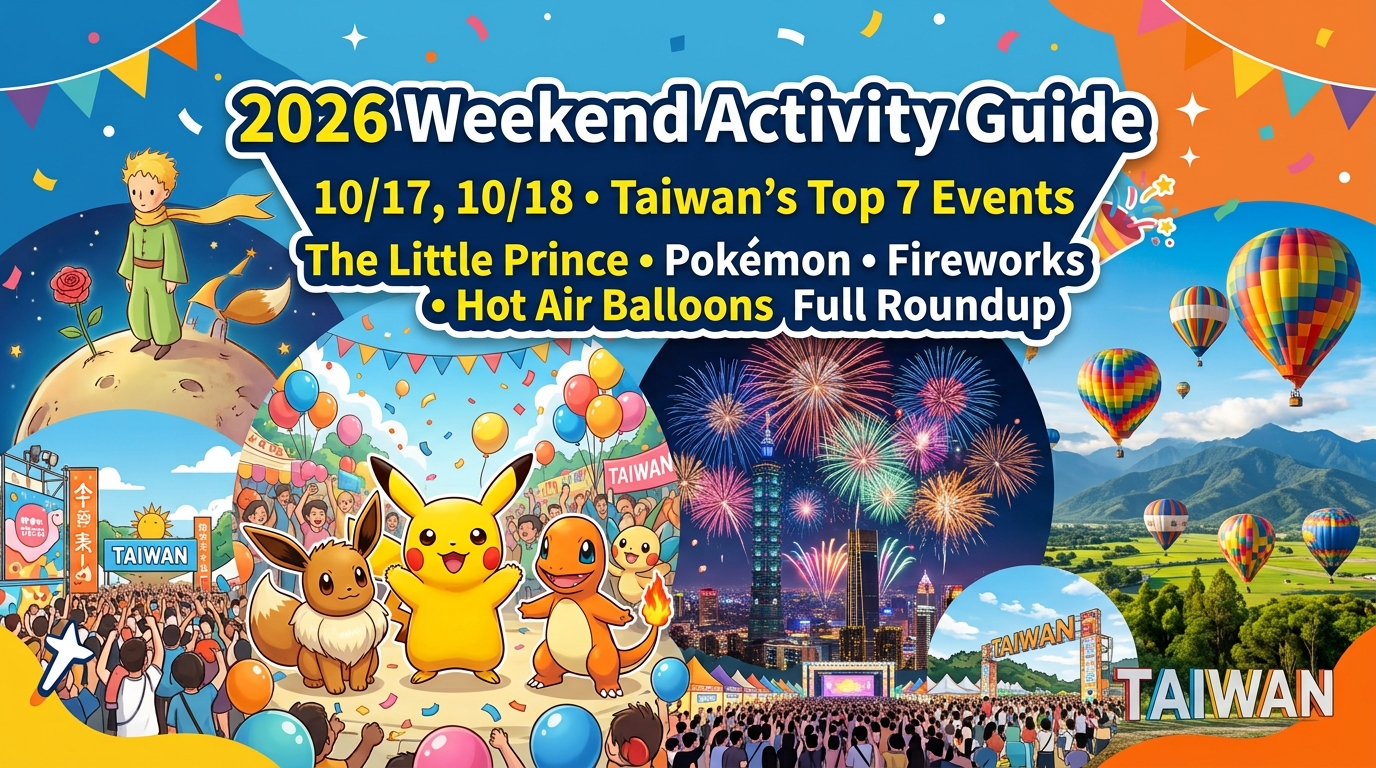 7 Things to Do in Taiwan This Weekend